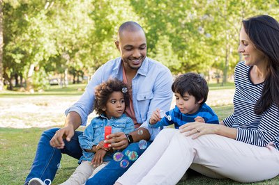 Happy-family-at-park-